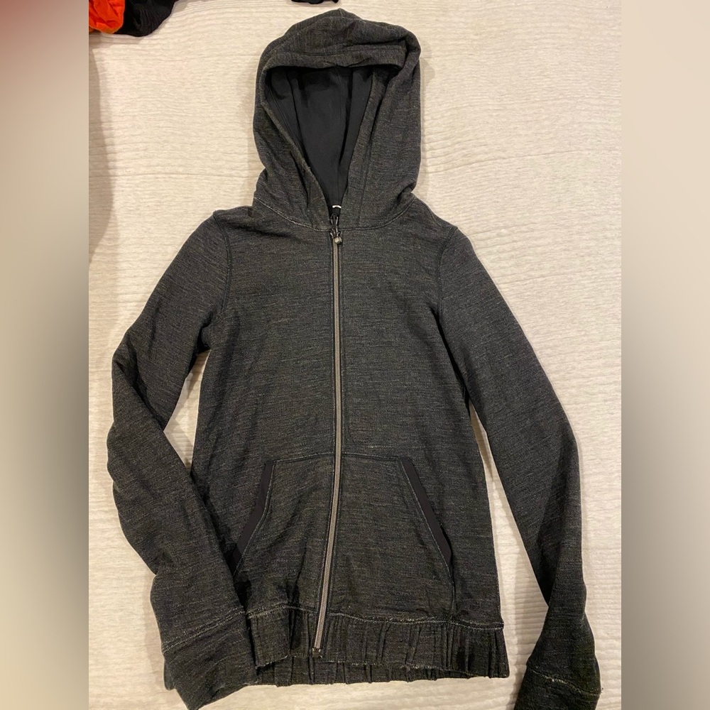 Lululemon Charcoal gray hoodie